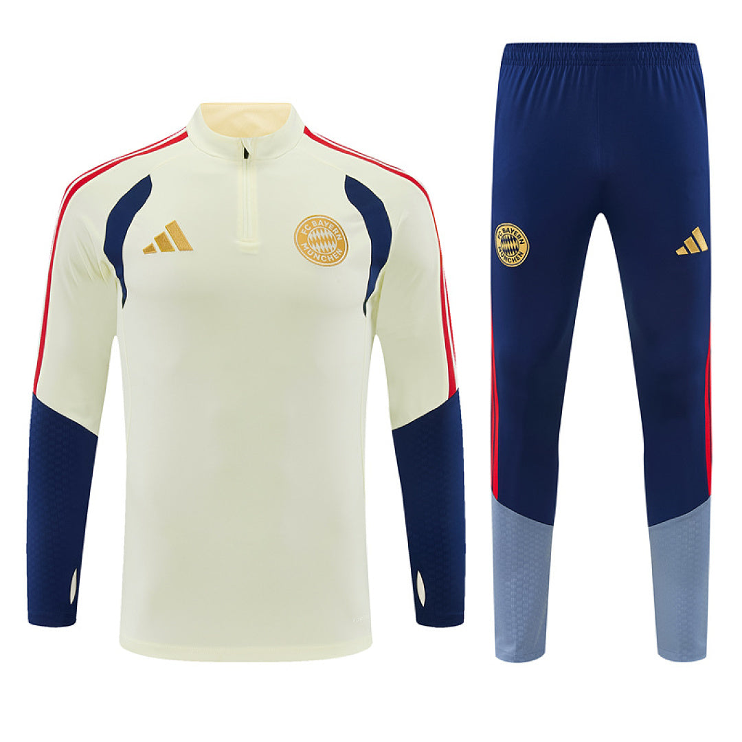 Survêtement Ensemble Jogging Bayern Munich 2026/27 Beige - Adulte