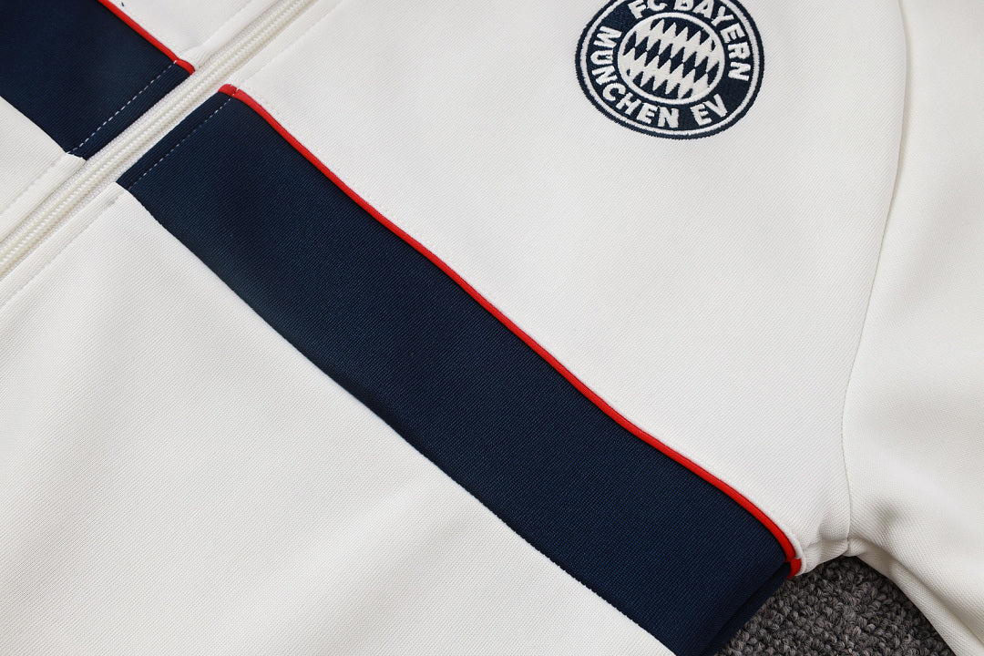 Survêtement Ensemble Jogging Bayern Munich Beige Bleu