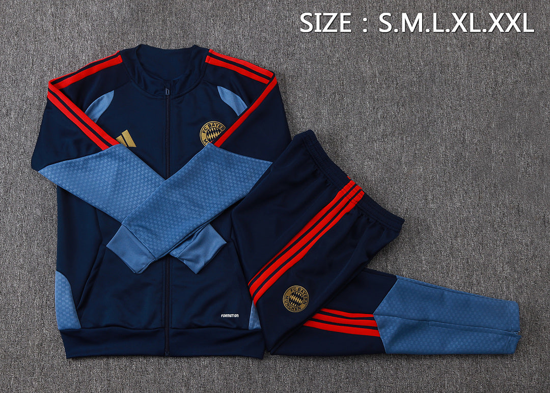 Survêtement Ensemble Jogging Bayern Munich Bleu Roi