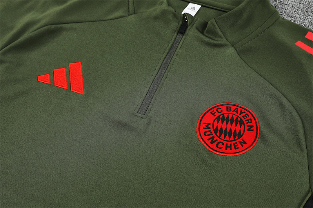 Survêtement ensemble jogging Bayern Munich Vert 2025/26 - Adult/ Enfant
