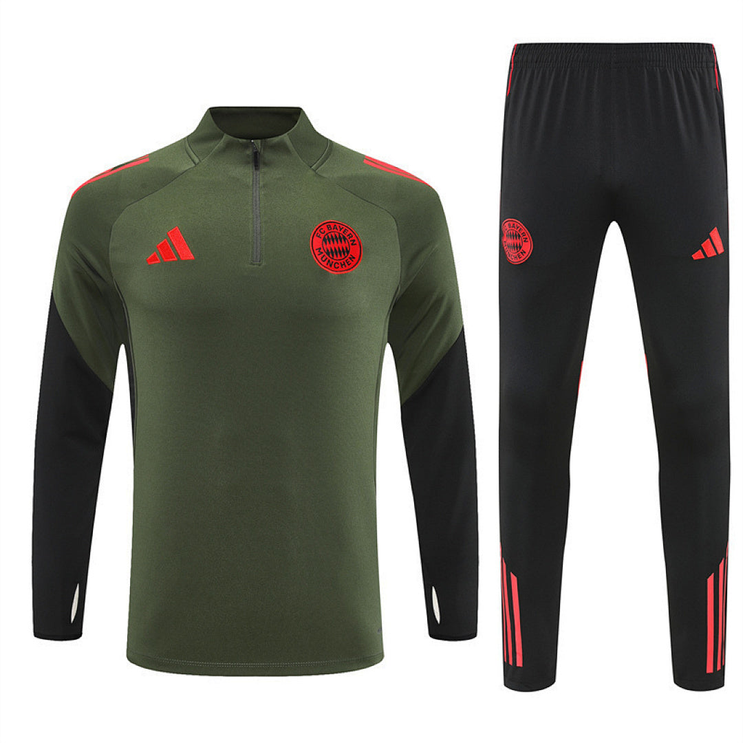 Survêtement ensemble jogging Bayern Munich Vert 2025/26 - Adult/ Enfant