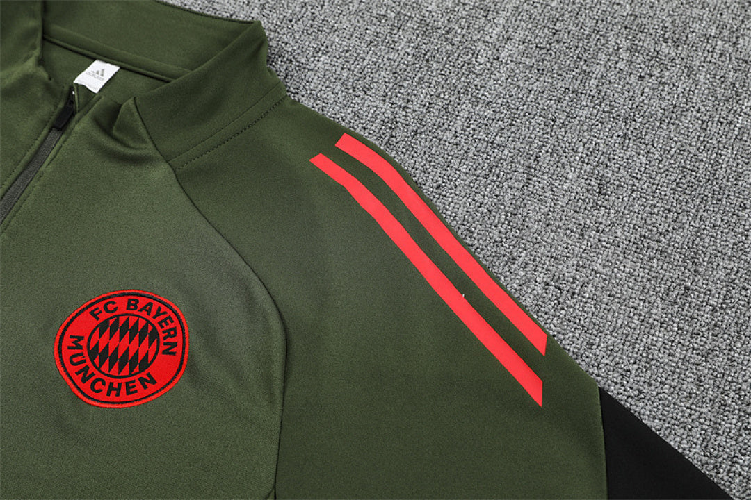 Survêtement ensemble jogging Bayern Munich Vert 2025/26 - Adult/ Enfant
