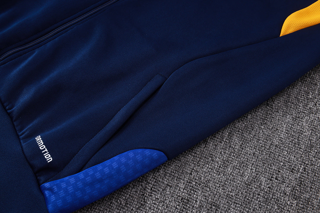 Survêtement Ensemble Jogging Boca Juniors Bleu Royal Jaune