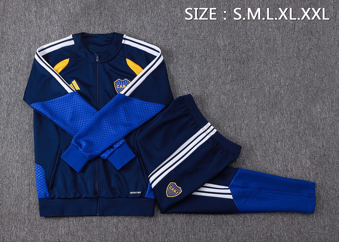 Survêtement Ensemble Jogging Boca Juniors Bleu Royal Jaune