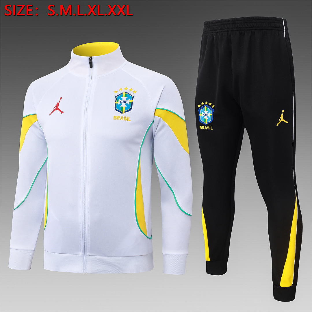 Survêtement Ensemble Jogging Brésil Brazil 2024/25 Blanc