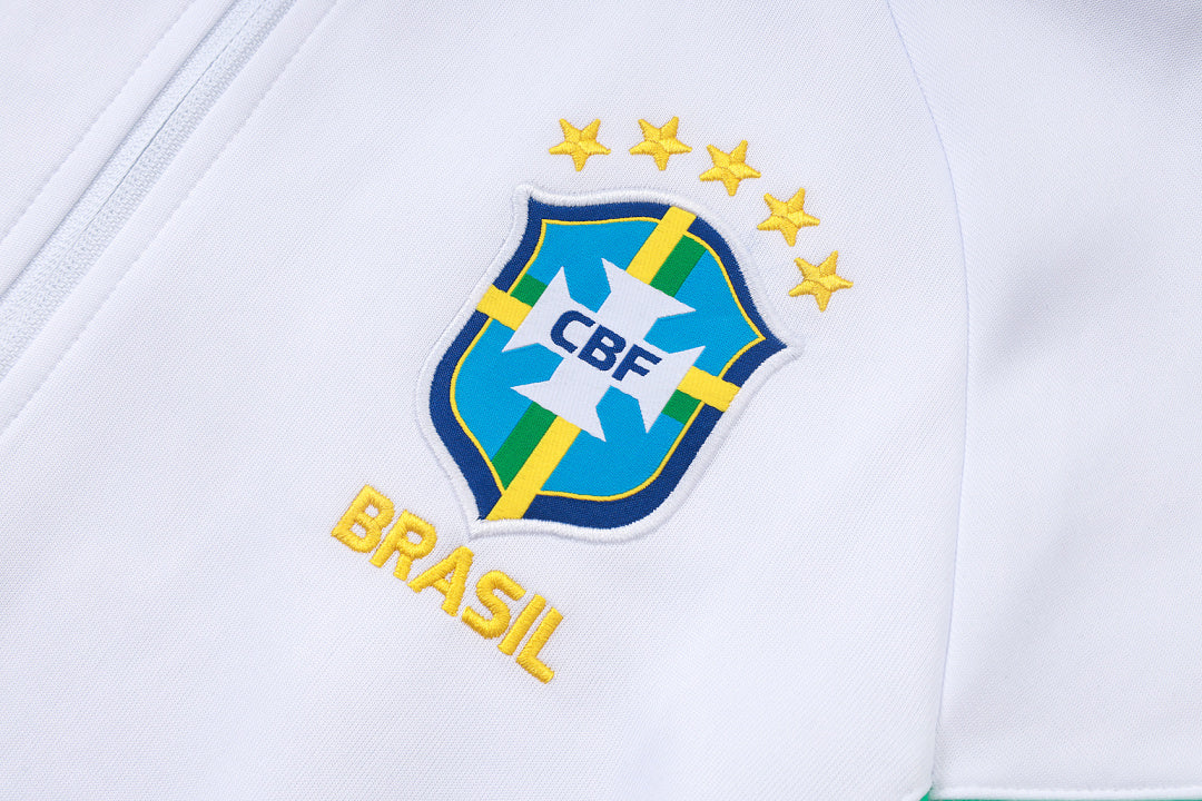 Survêtement Ensemble Jogging Brésil Brazil 2024/25 Blanc