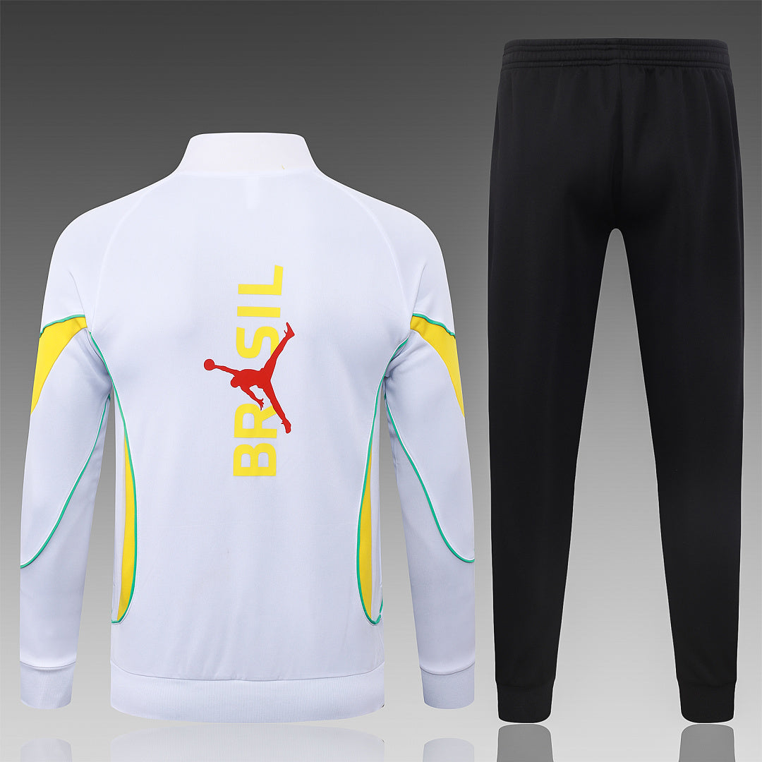 Survêtement Ensemble Jogging Brésil Brazil 2024/25 Blanc