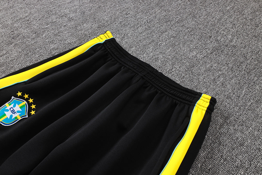 Survêtement Ensemble Jogging Brésil Brazil Noir Jaune