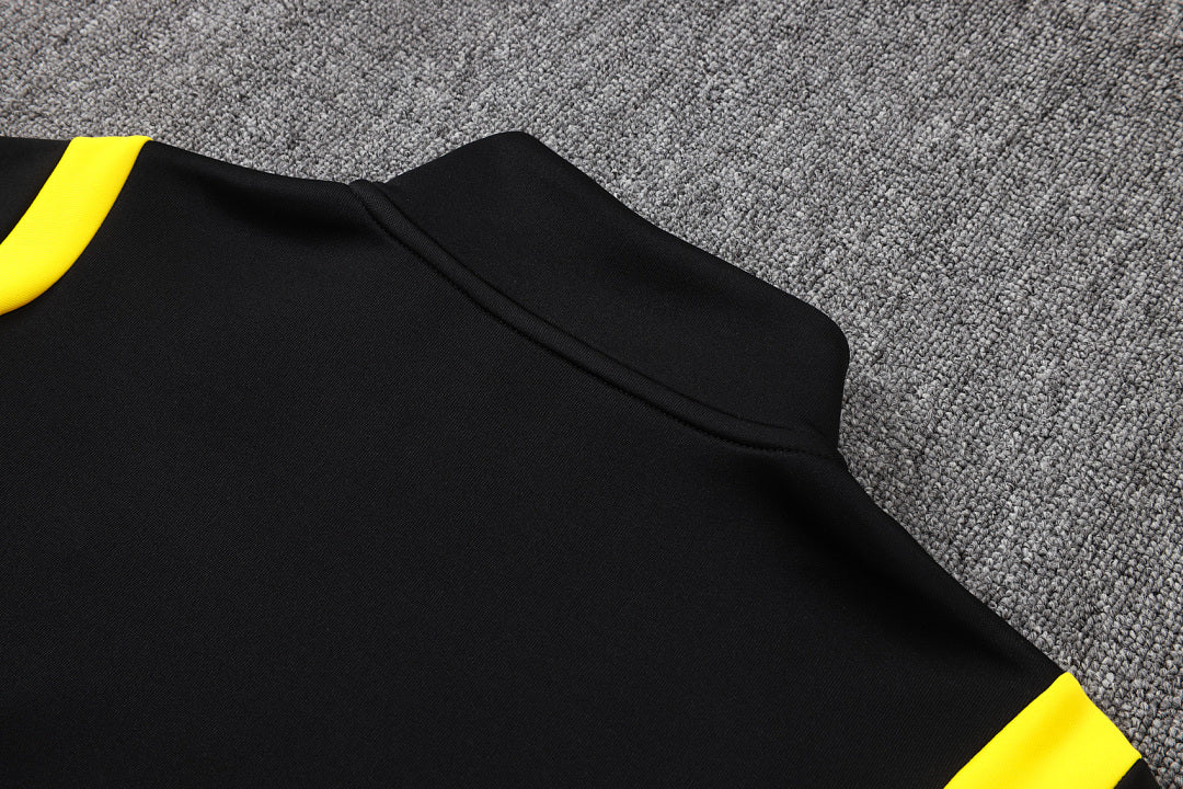 Survêtement Ensemble Jogging Brésil Brazil Noir Jaune