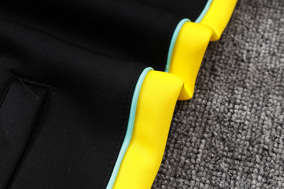 Survêtement Ensemble Jogging Brésil Brazil Noir Jaune