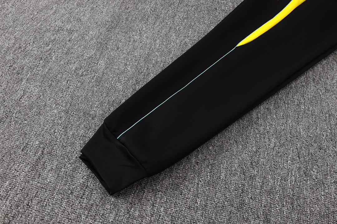 Survêtement Ensemble Jogging Brésil Brazil Noir Jaune