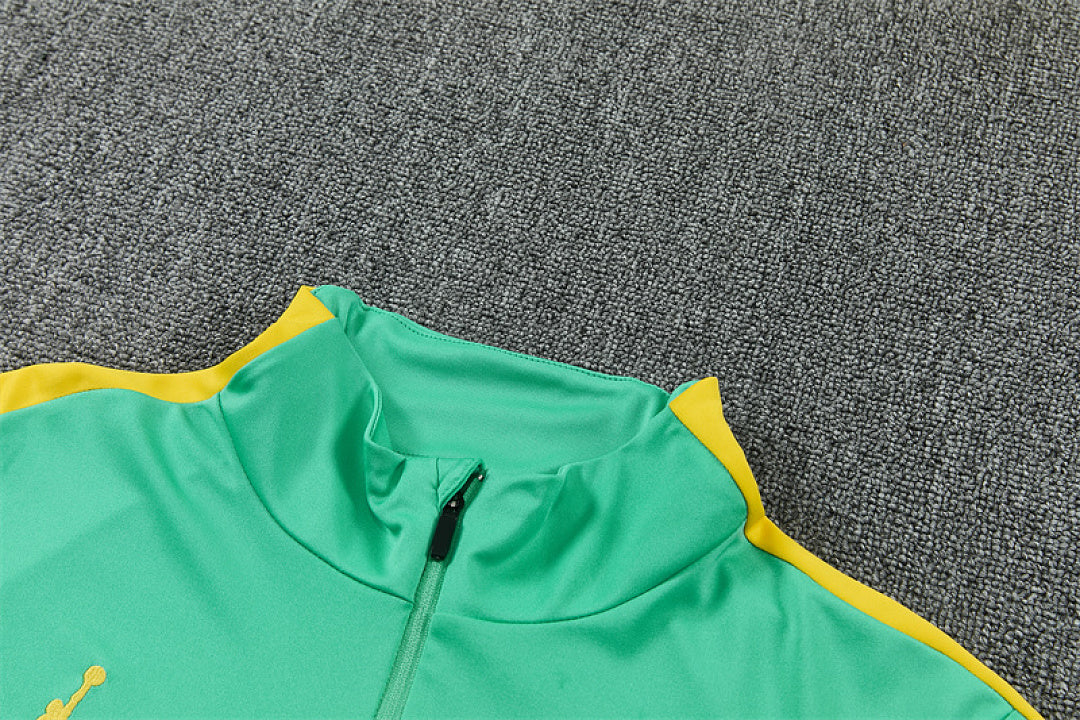 Survêtement Ensemble Jogging Brésil Vert Clair - Adulte