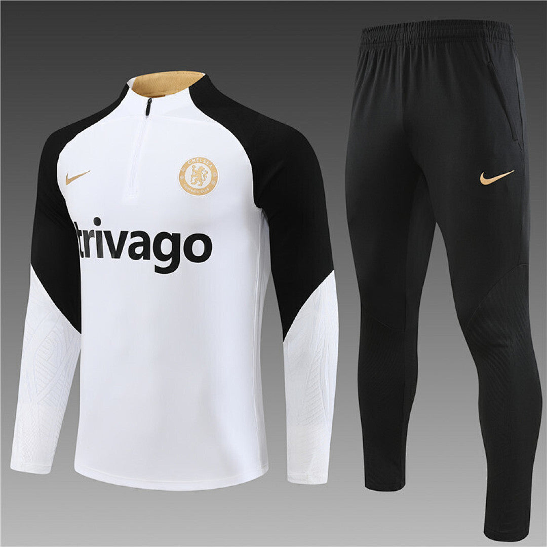 Survêtement Ensemble Jogging Chelsea Blanc 2023/24 - Adulte
