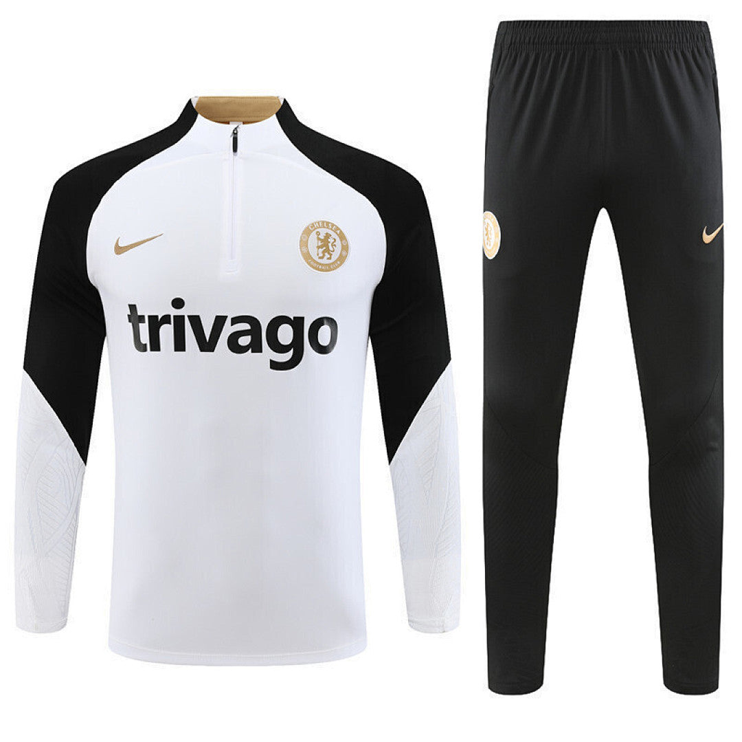 Survêtement Ensemble Jogging Chelsea Blanc 2023/24 - Adulte