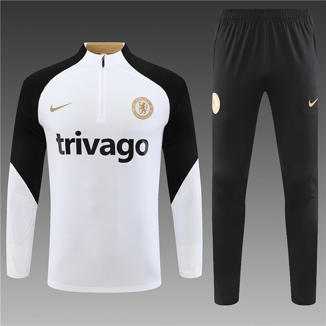 Survêtement Ensemble Jogging Chelsea Blanc 2023/24 - Adulte