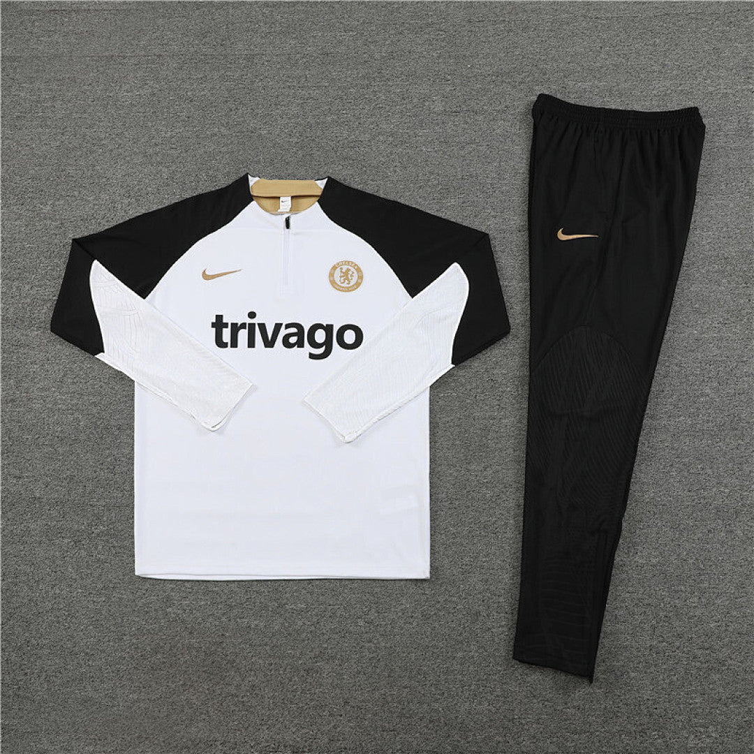 Survêtement Ensemble Jogging Chelsea Blanc 2023/24 - Adulte