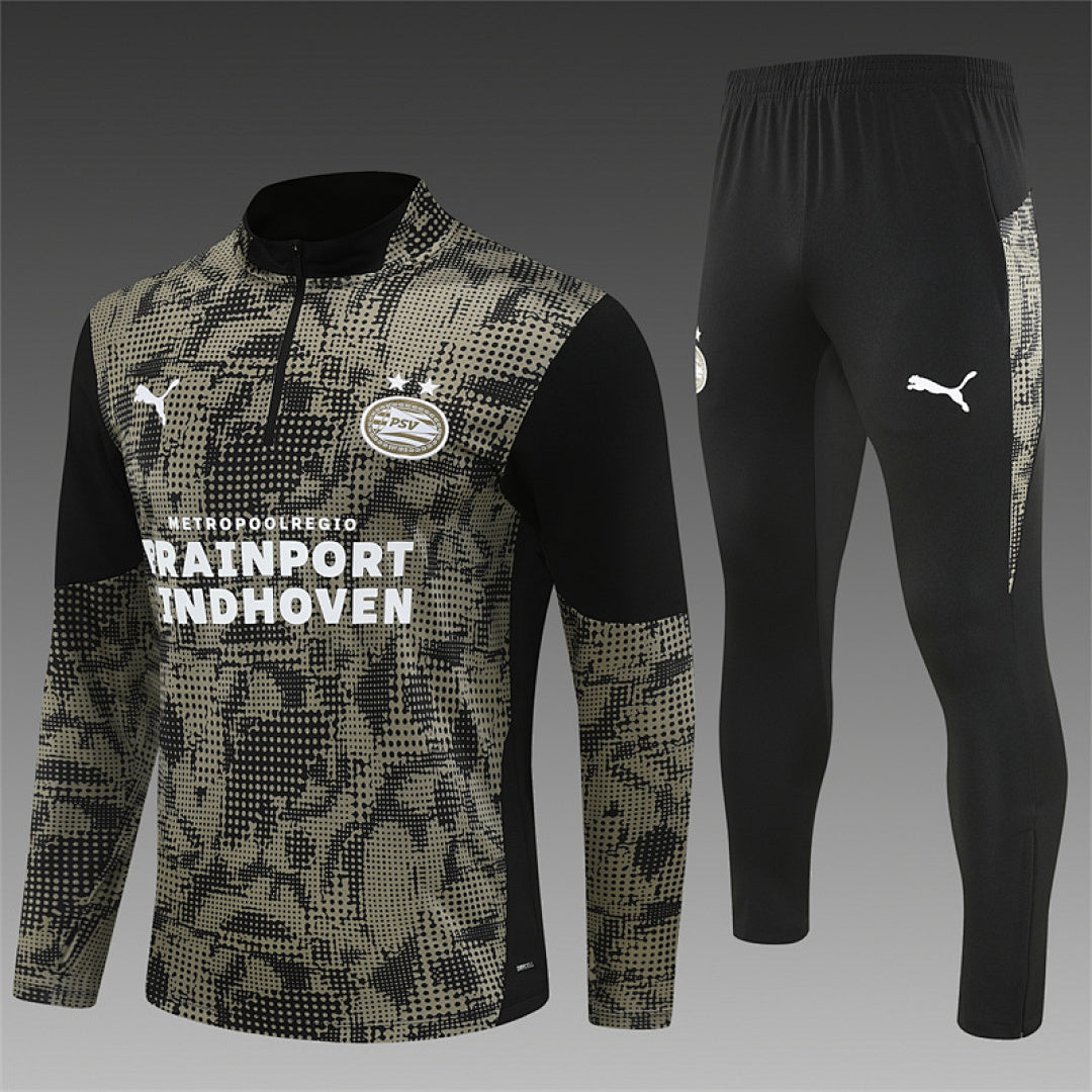 Survêtement Ensemble Jogging Eindhoven Camo Noir 2025/26 - Adulte