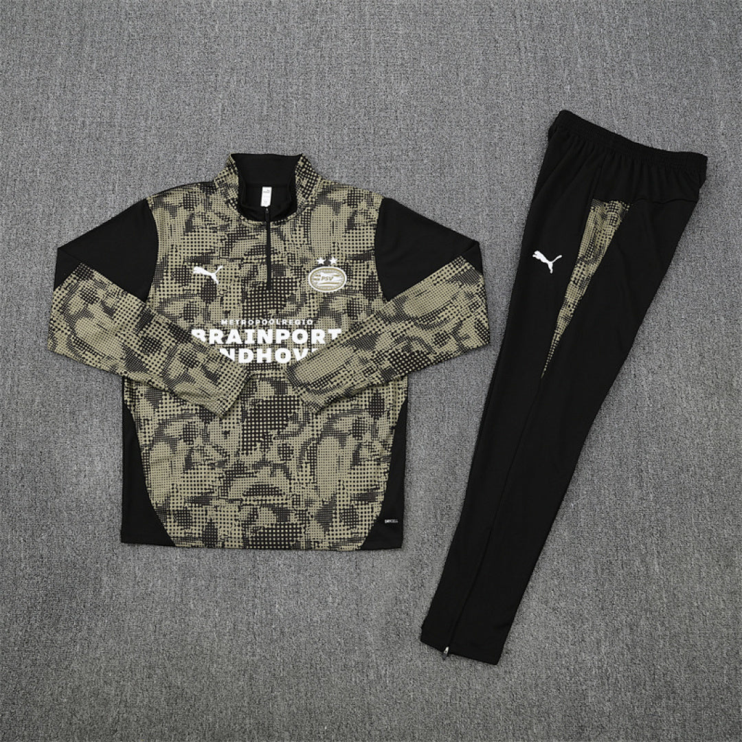 Survêtement Ensemble Jogging Eindhoven Camo Noir 2025/26 - Adulte