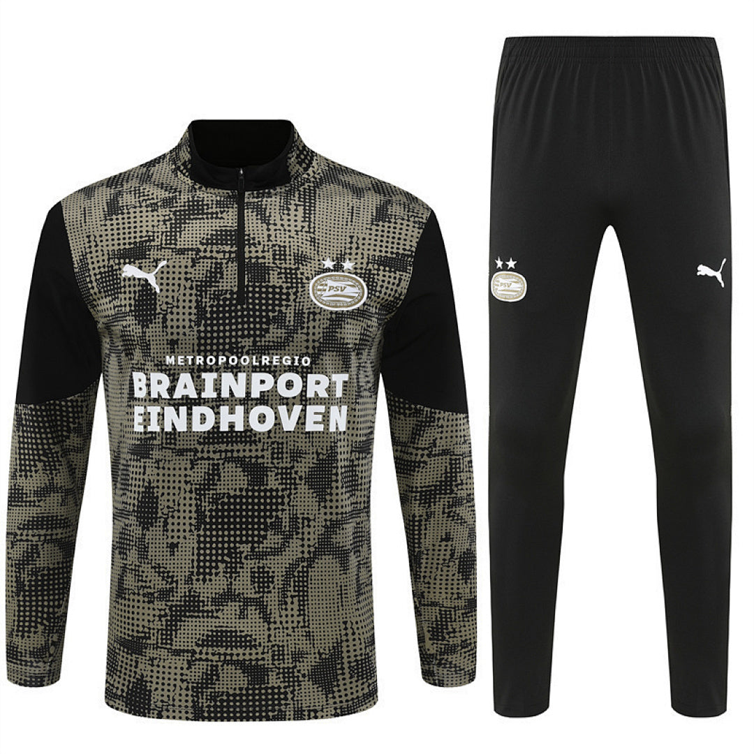 Survêtement Ensemble Jogging Eindhoven Camo Noir 2025/26 - Adulte