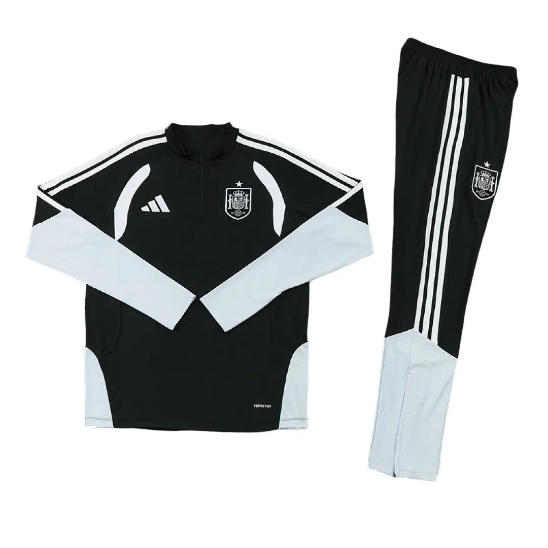Survêtement ensemble jogging Espagne 2026/27 Noir - Adulte