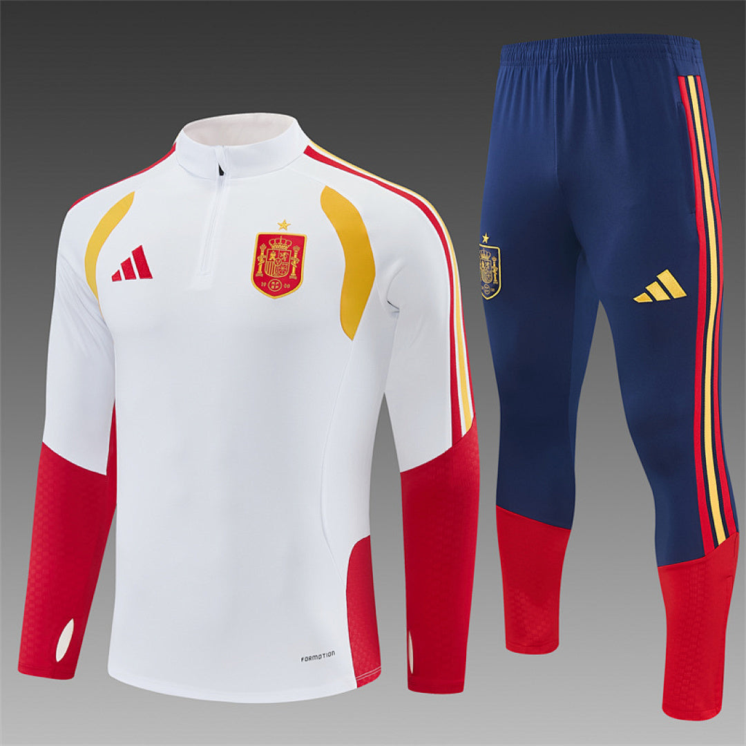 Survêtement Ensemble Jogging Espagne Blanc 2026/27 - Adult