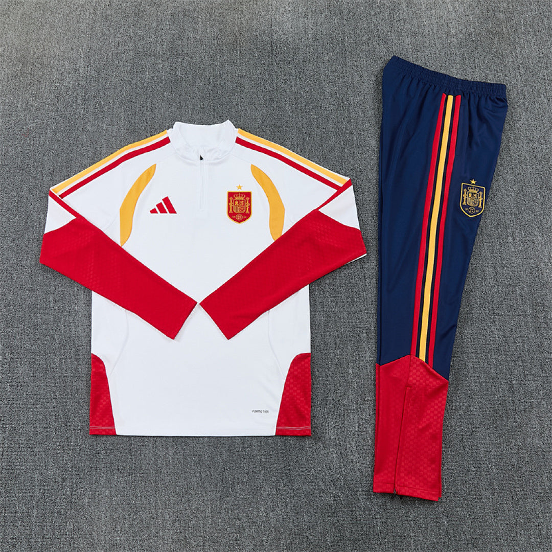 Survêtement Ensemble Jogging Espagne Blanc 2026/27 - Adult