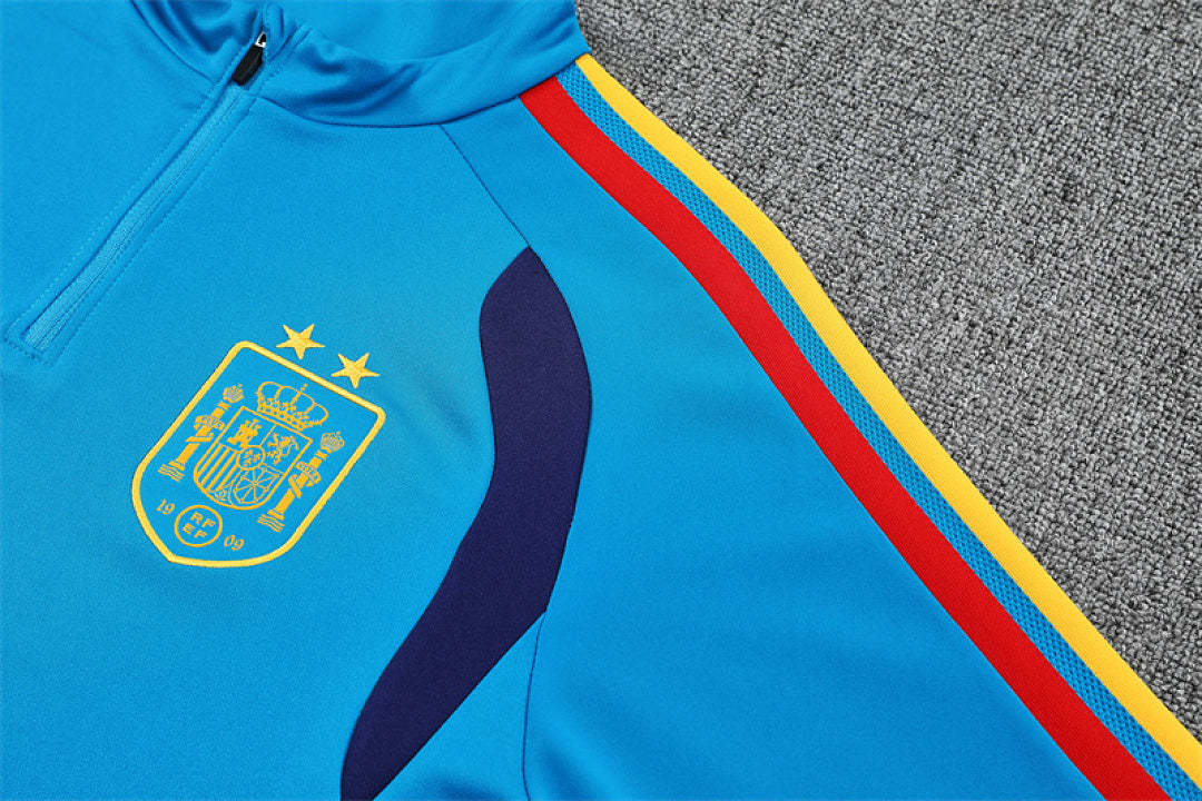 Survêtement ensemble jogging Espagne Bleu 2024/25 - Adulte