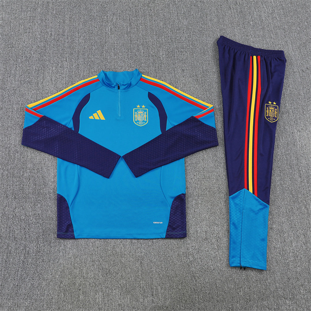 Survêtement ensemble jogging Espagne Bleu 2024/25 - Adulte