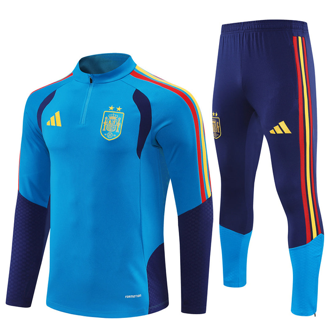 Survêtement ensemble jogging Espagne Bleu 2024/25 - Adulte