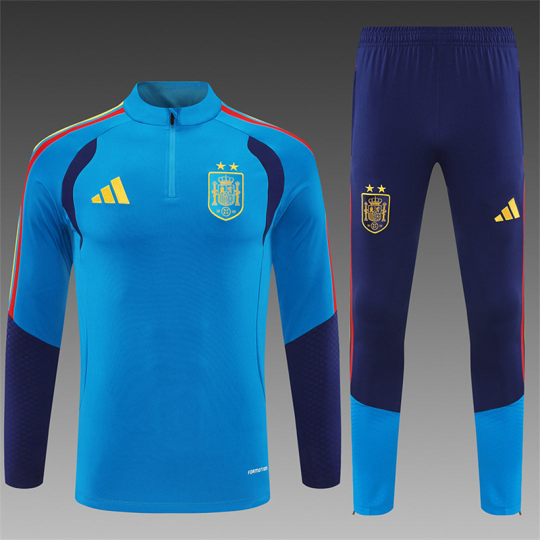 Survêtement ensemble jogging Espagne Bleu 2024/25 - Adulte
