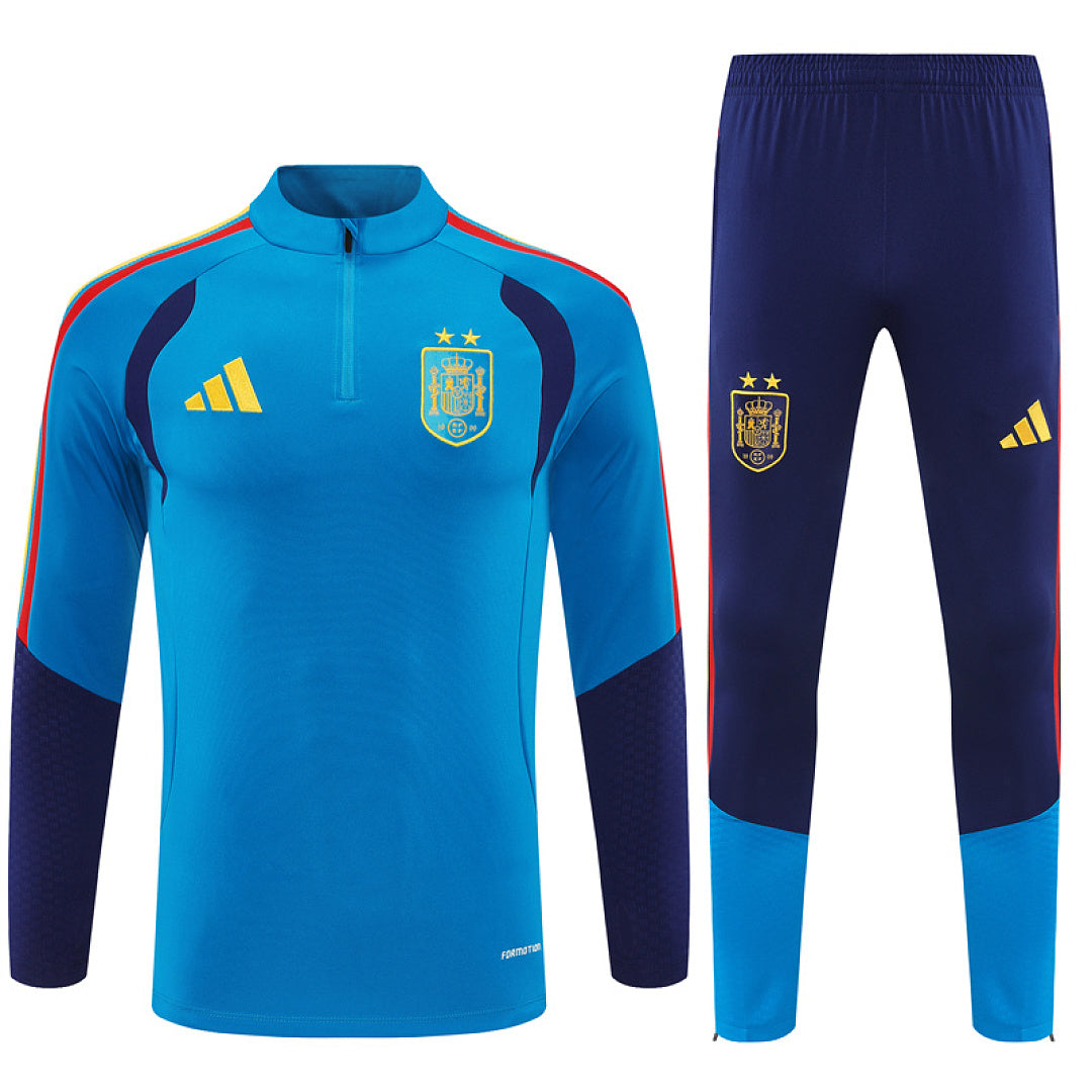 Survêtement ensemble jogging Espagne Bleu 2024/25 - Adulte