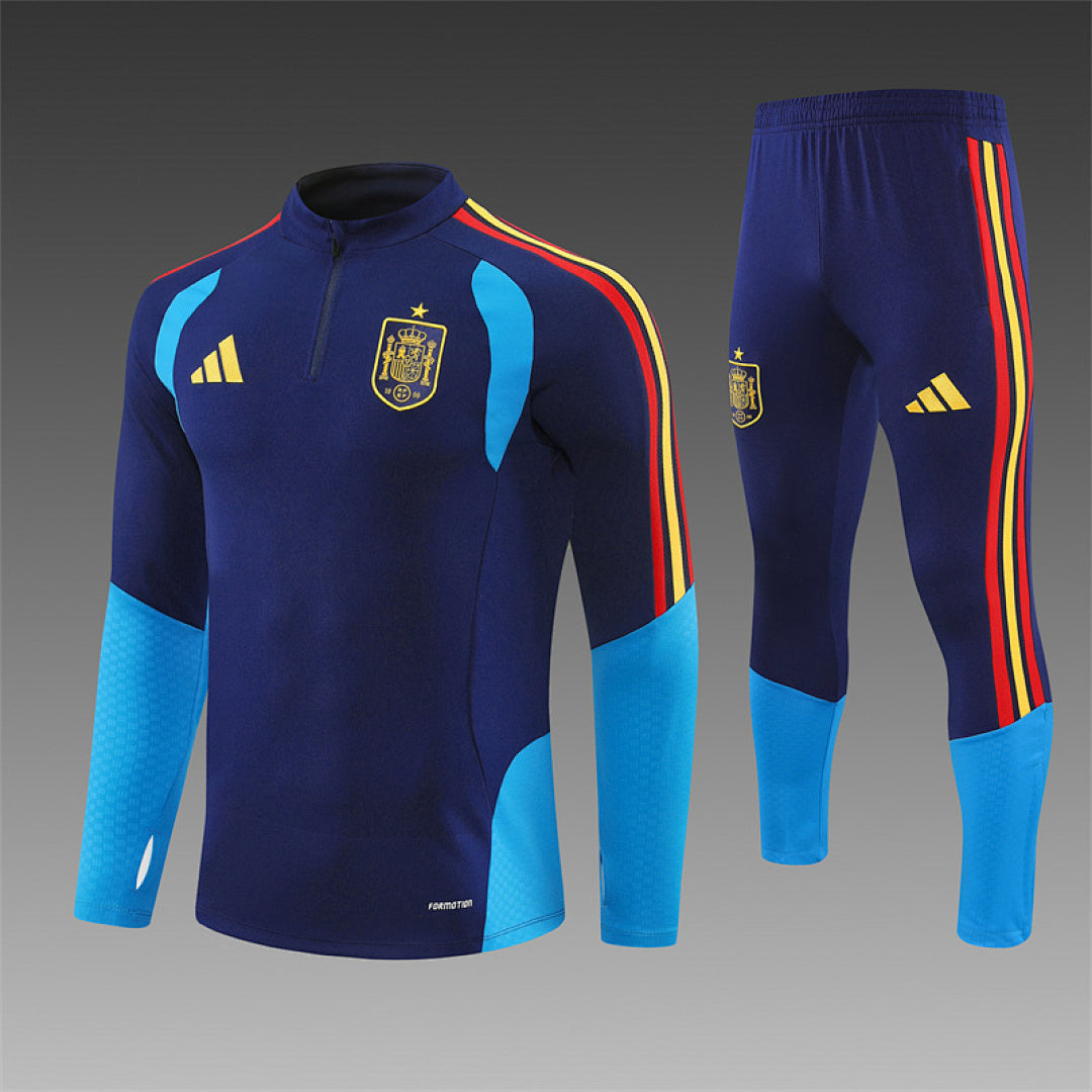 Survêtement ensemble jogging Espagne Bleu Roi 2026/27 - Adulte