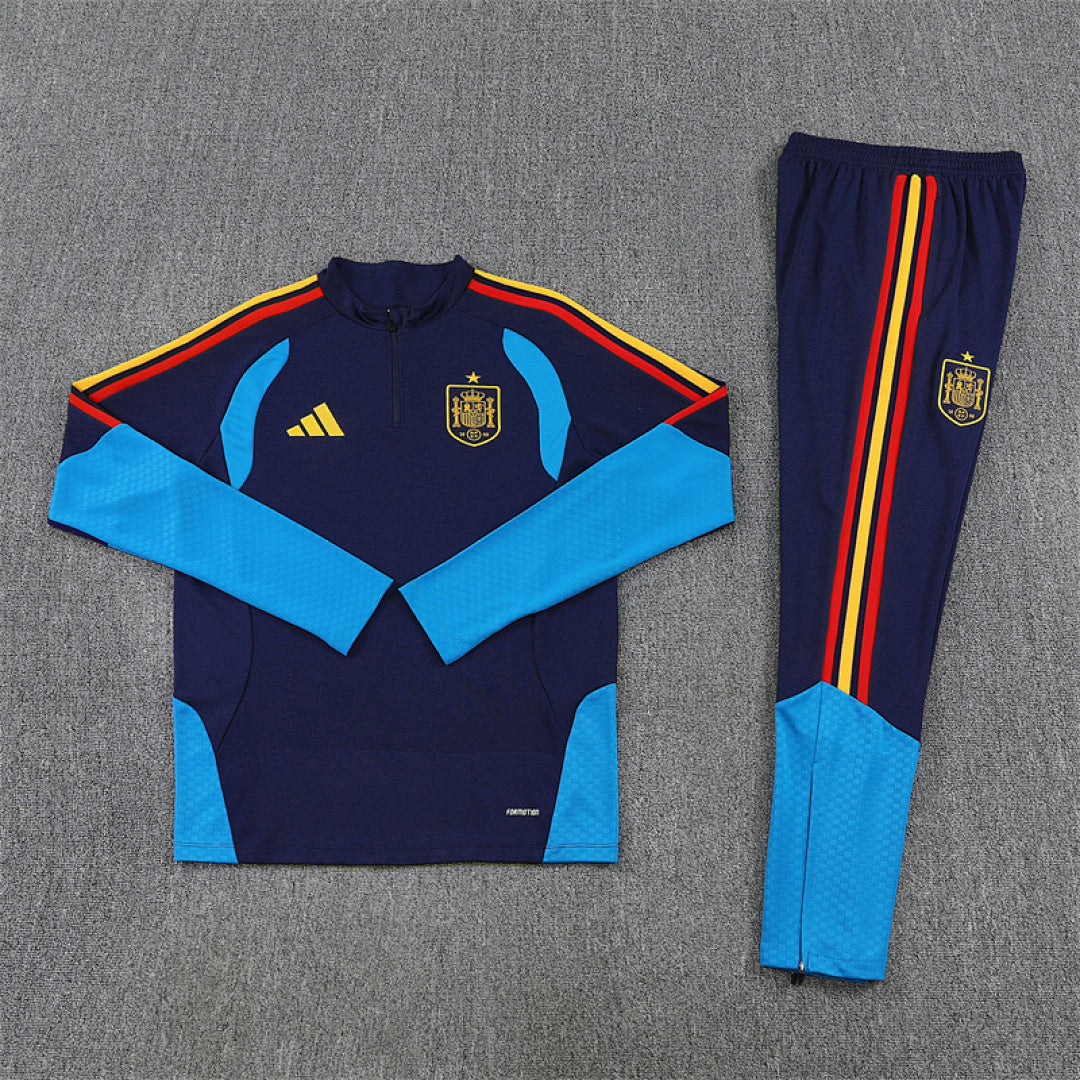 Survêtement ensemble jogging Espagne Bleu Roi 2026/27 - Adulte