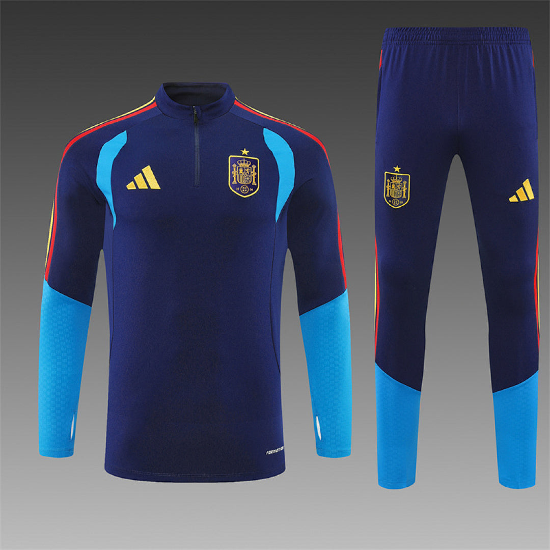 Survêtement ensemble jogging Espagne Bleu Roi 2026/27 - Adulte