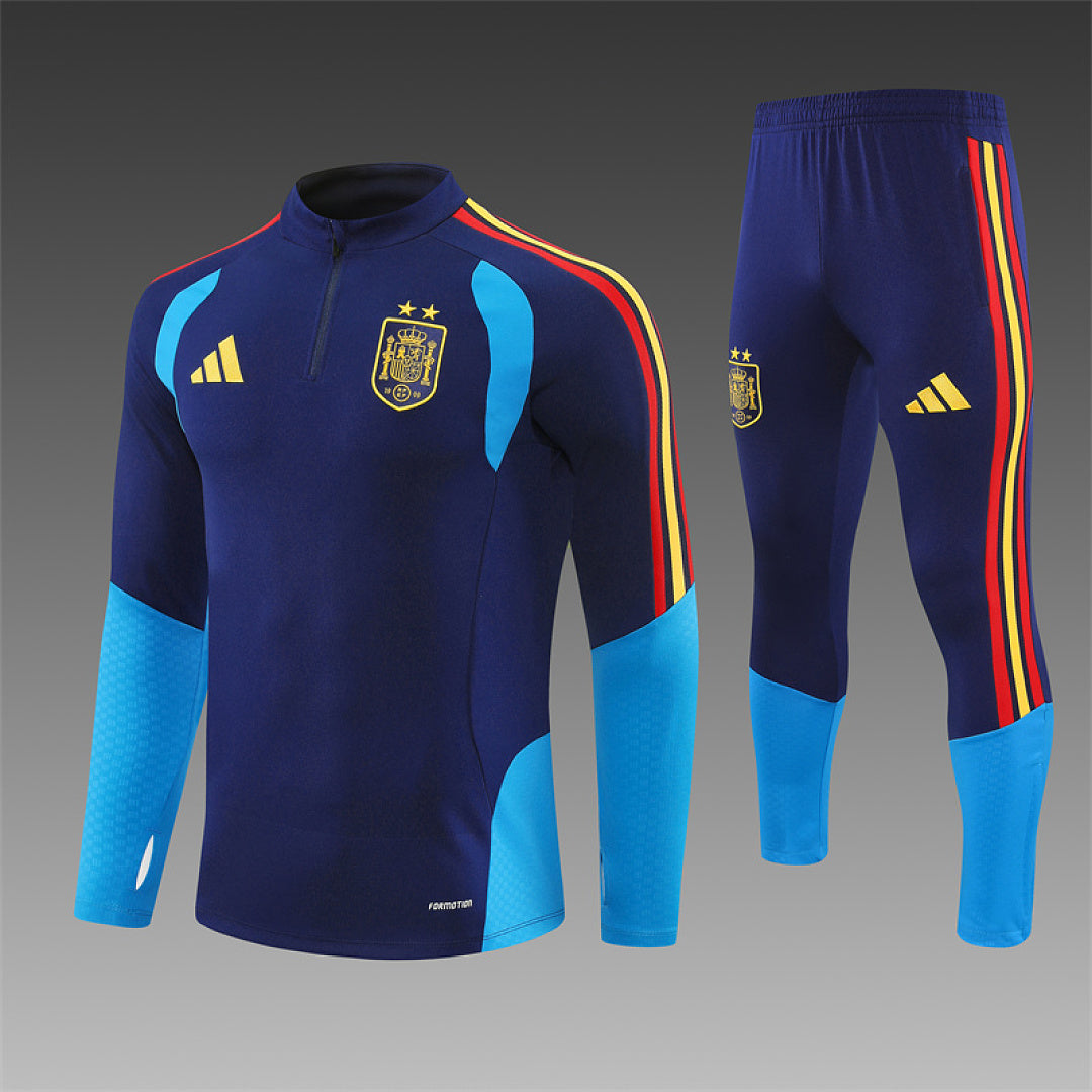 Survêtement Ensemble Jogging Espagne Bleu Roi - Adulte