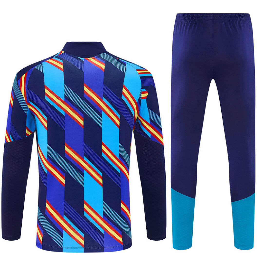 Survêtement ensemble jogging Espagne Bleu Roi Camouflage - Adulte