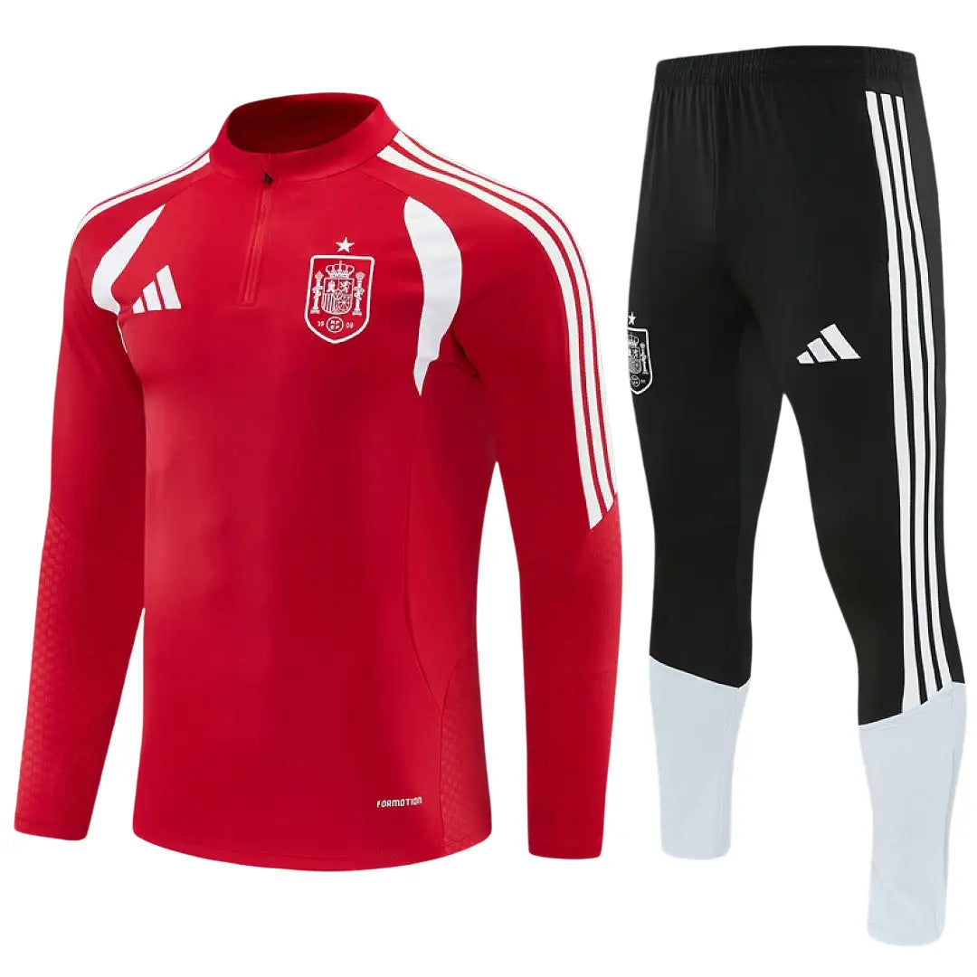 Survêtement ensemble jogging Espagne Rouge Blanc 2026/27 - Adult