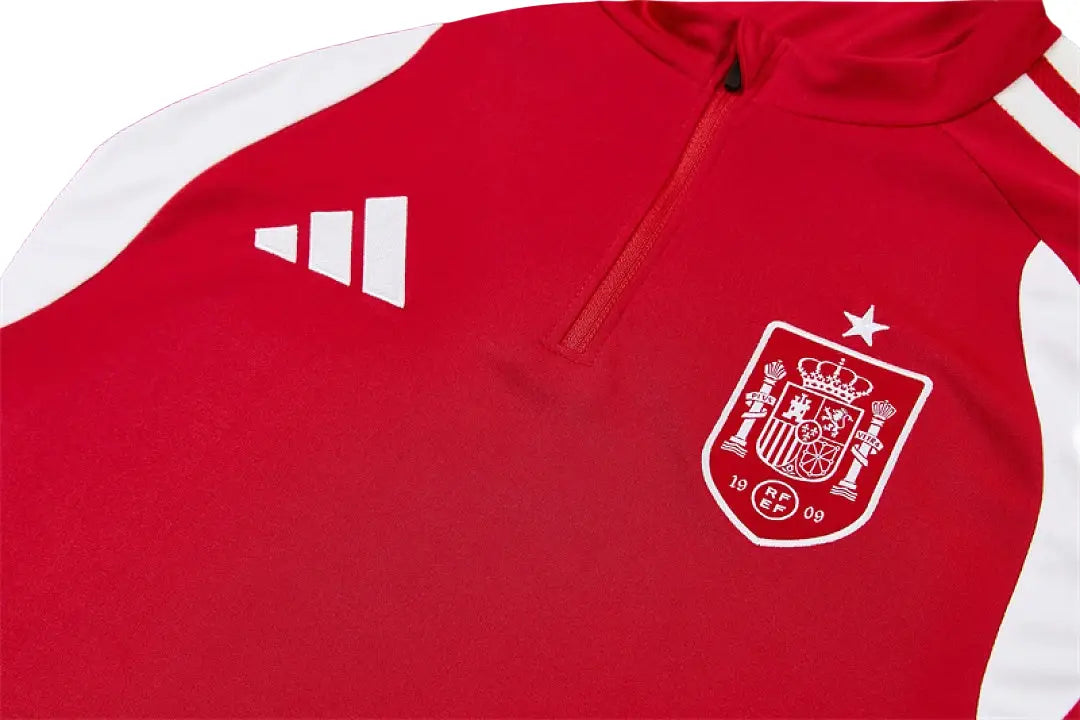 Survêtement ensemble jogging Espagne Rouge Blanc 2026/27 - Adult