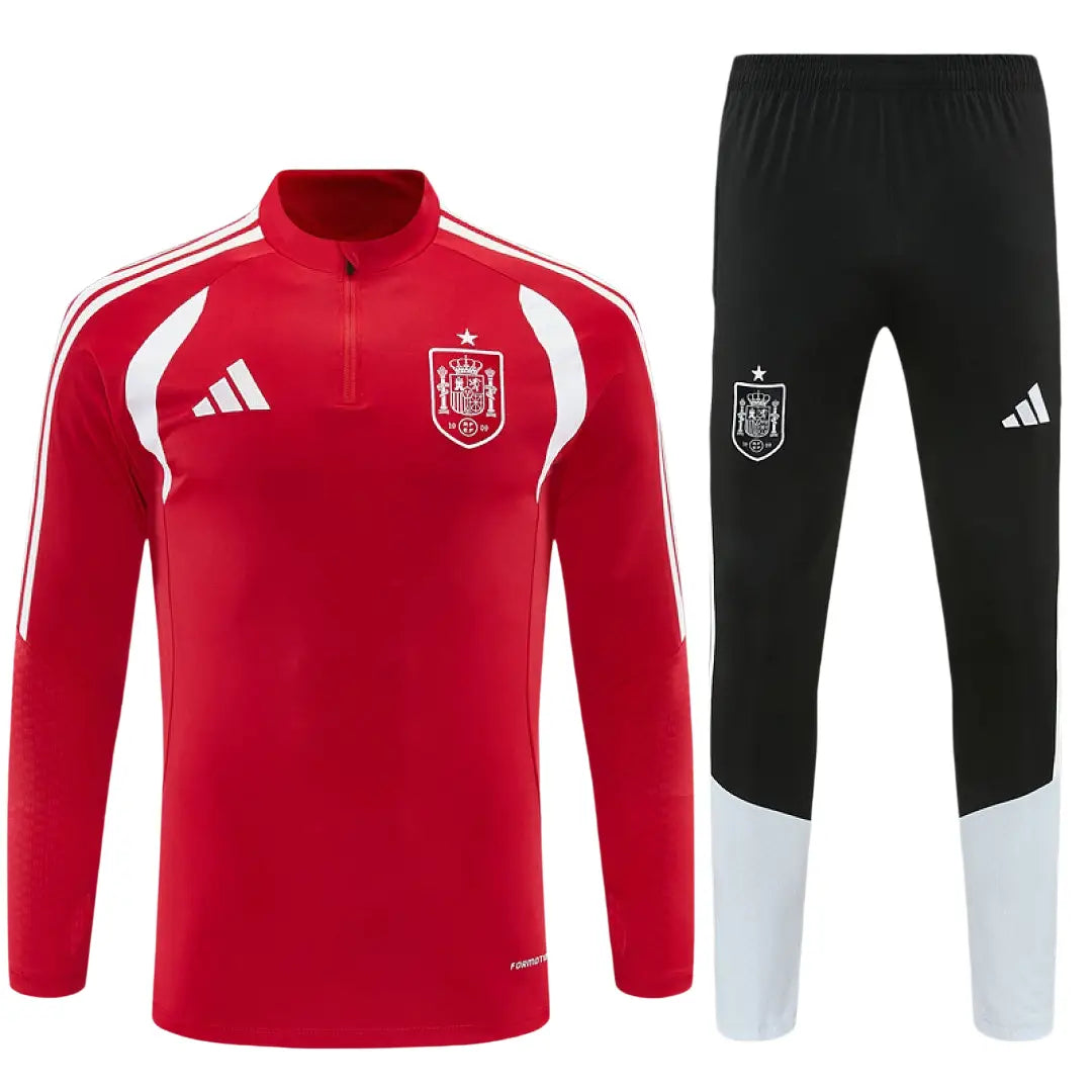 Survêtement ensemble jogging Espagne Rouge Blanc 2026/27 - Adult