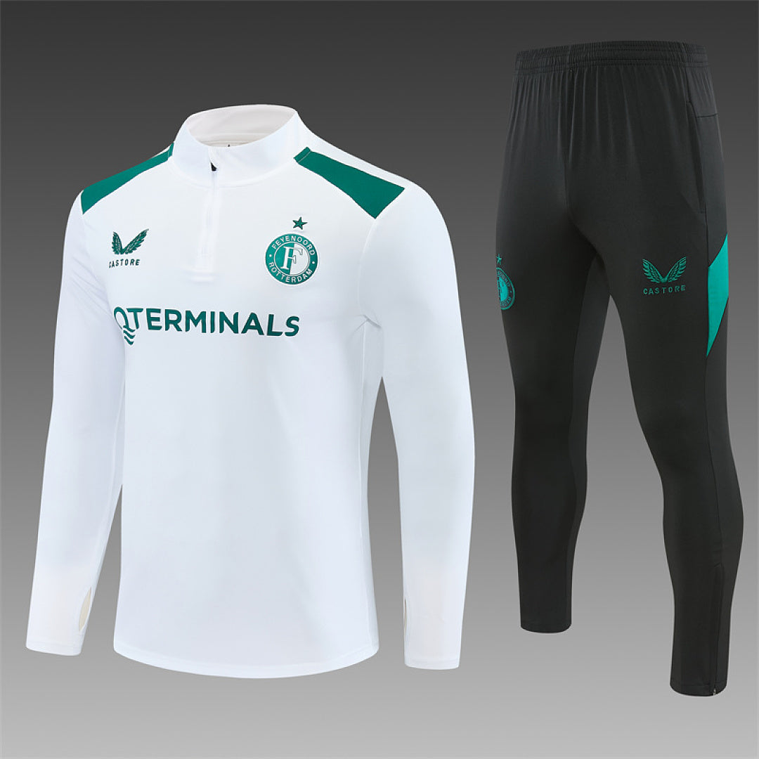 Survêtement ensemble jogging Feyenoord 2026/27 Blanc - Adulte