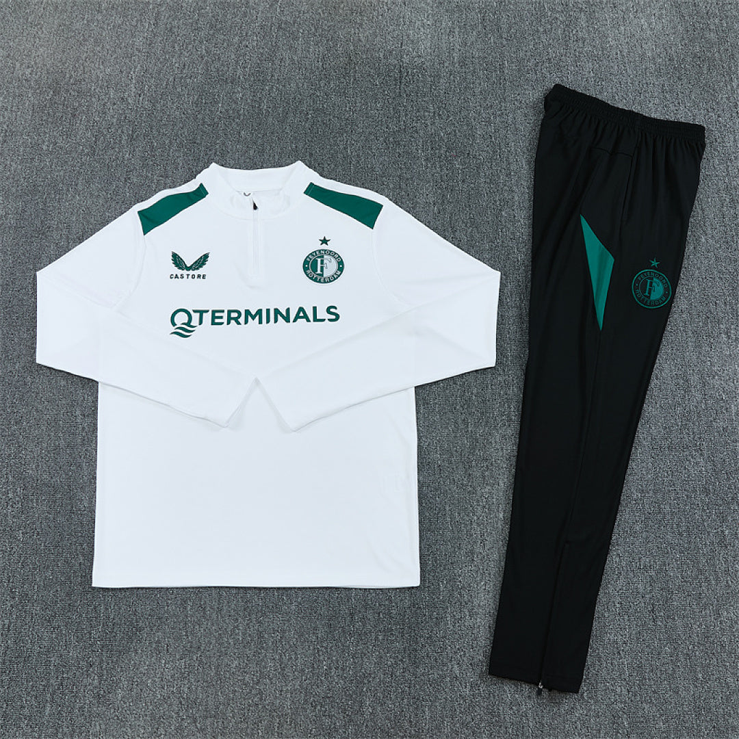 Survêtement ensemble jogging Feyenoord 2026/27 Blanc - Adulte