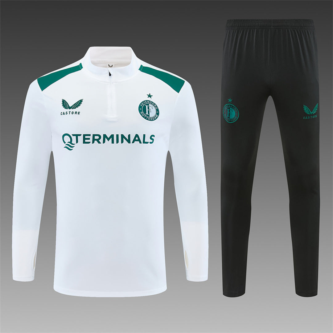 Survêtement ensemble jogging Feyenoord 2026/27 Blanc - Adulte
