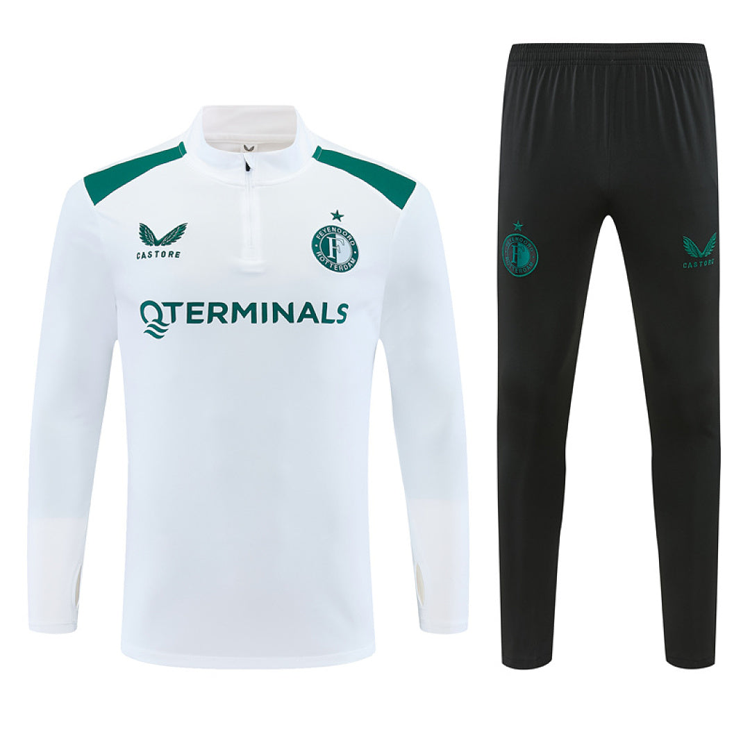 Survêtement ensemble jogging Feyenoord 2026/27 Blanc - Adulte