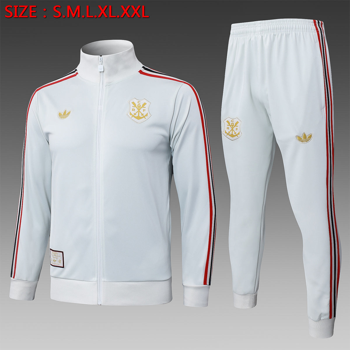Survêtement Ensemble Jogging Flamengo 2025/26 Gris Clair