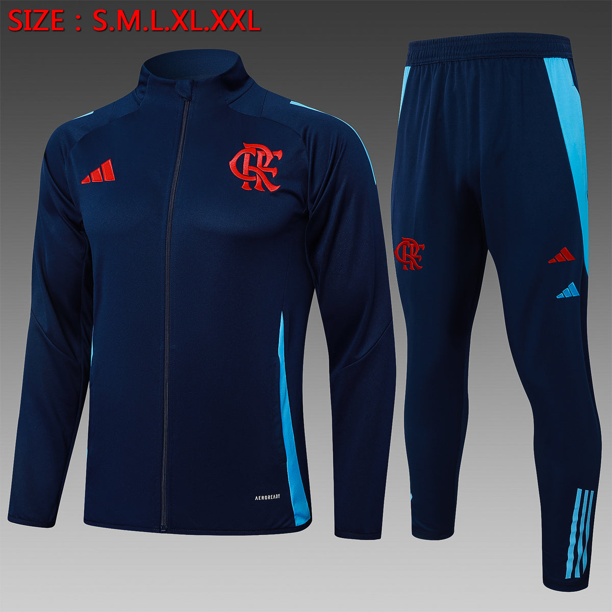 Survêtement Ensemble Jogging Flamengo Bleu Roi 2024/25