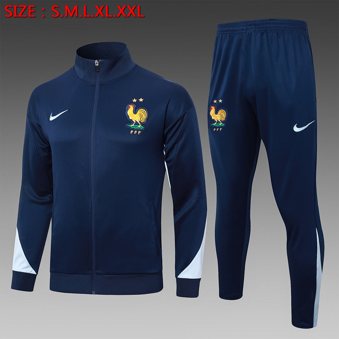 Survêtement Ensemble Jogging France 2024/25 Bleu Roi