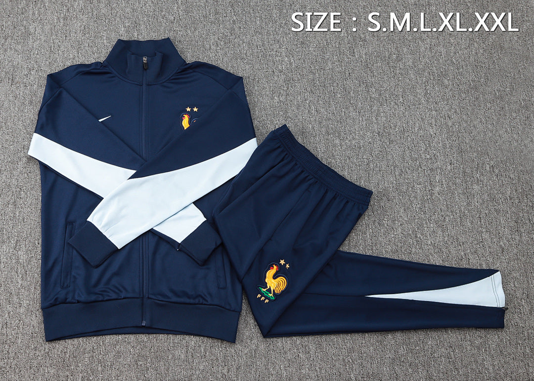 Survêtement Ensemble Jogging France 2024/25 Bleu Roi