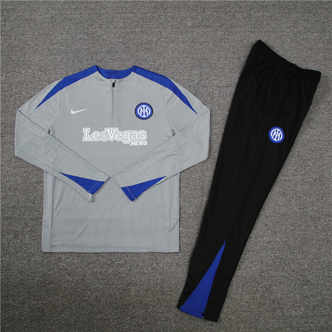 Survêtement ensemble jogging Inter Milan 2024/25 - Gris Clair