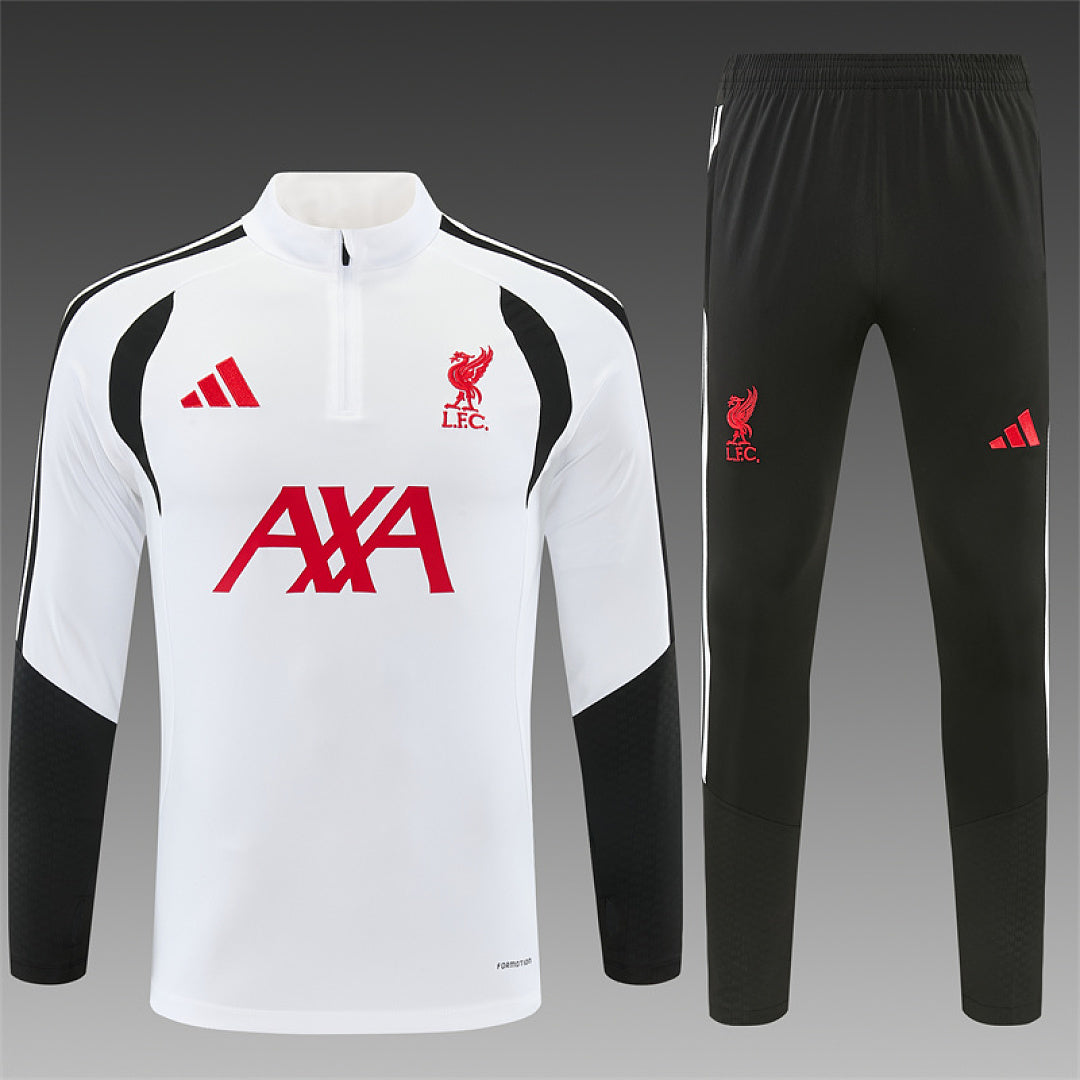Survêtement Ensemble Jogging Liverpool Blanc 2026/27 - Adulte