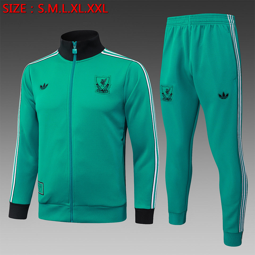 Survêtement ensemble jogging Liverpool Vert 2025/26